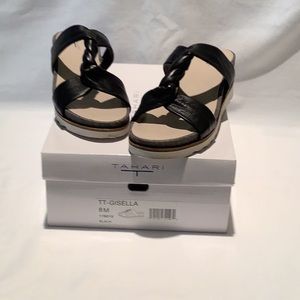 Tahari Women's Black Sandals